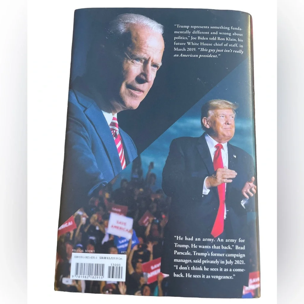 PERIL by Bob Woodward Robert Costa Hardcover Book Includes Photos